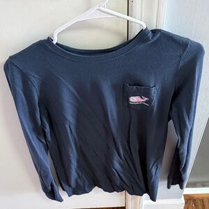 Vineyard Vines Woman’s Dark Blue Long Sleeve Tee